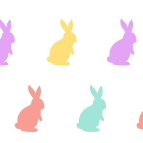 Pastel Rabbit Pattern (Large)