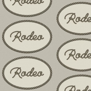 ivory and stone rodeo patch