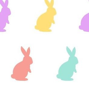 Pastel Rabbit Pattern (Medium)