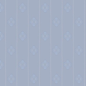 French stripe-Wedgwood blue - light