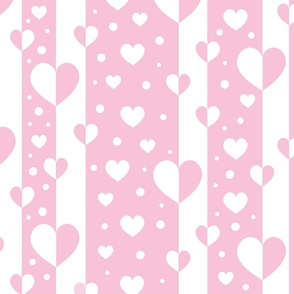 Pink Heart Stripes
