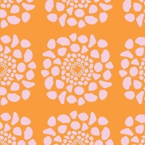 Shape spirals_ summer orange