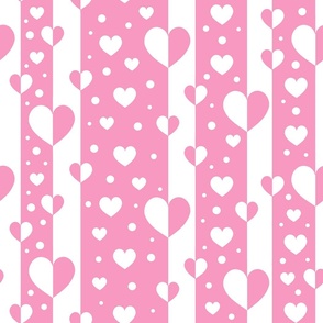 Pink Hearts Stripes