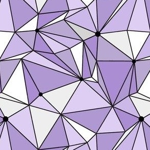 Smaller Scale Purple Galactic Wall Geometric Triangles