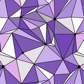 Smaller Scale Purple Galactic Wall Geometric Triangles