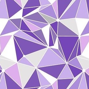 Smaller Scale Purple Galactic Wall Geometric Triangles