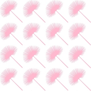 Palmetto | Flamingo Pink | Tropical Leaves | Palm Trees