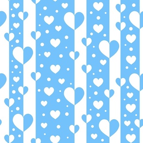 Blue Hearts Stripes