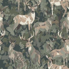 Camo Deer - Smaller Scale