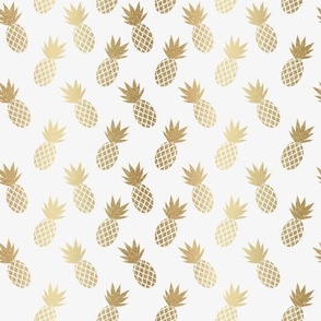 Gold Pineapple Pattern