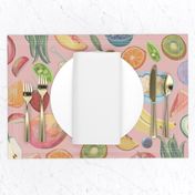 Fresh Food Baby, Kitchen, Pink, large print, JG_Anchor_Designs, JG Anchor Designs
