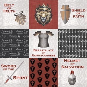 Armor of God Patchwork Quilt