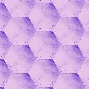 Marbled Lavendar Hexagons
