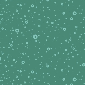 Bluish Green Bubble Circles