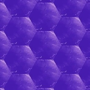 Marbled Purple Hexagons