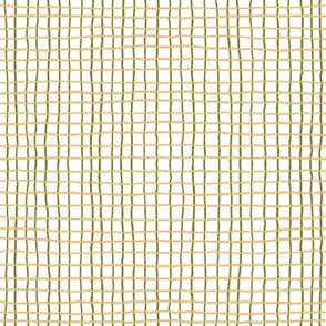 486 - Small scale olive green and sunny yellow organic irrefFular wonky check for, apparel, kitchen linen,  wallpaper, teenager, unisex duvet cover, curtains