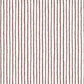 Extra Small_Hand-Drawn Red Stripes on a White Background