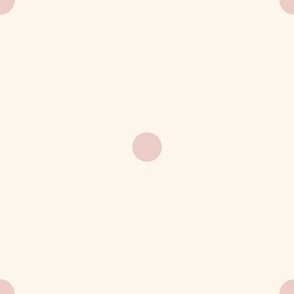 Large_0.8" Pink Polka Dots on White Background