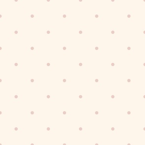 Small_0.2" Pink Polka Dots on White Background