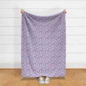 Camellia Vintage Floral Flowers Pastel-Lilac-Purple 