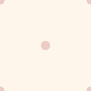 Extra Large_1.2" Pink Polka Dots on White Background