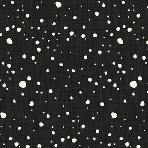 Enchanted Forest Polka Dots - Maire Black