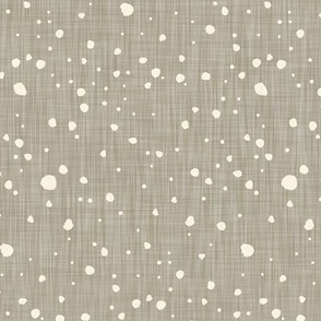 Enchanted Forest Polka Dots - Stone