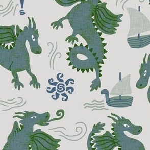 Medieval dragon (LARGE)