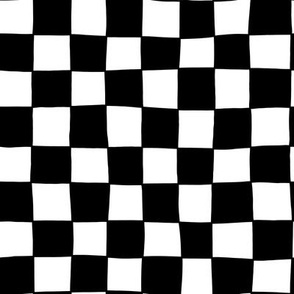 chess plaid bw