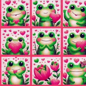 Be My Valentine Frogs