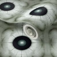 Eye am watching you - Creepy bullseye tile design - large