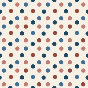 4th of July Polka Dots