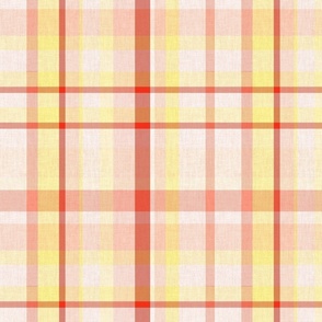 pink and yellow plaid light