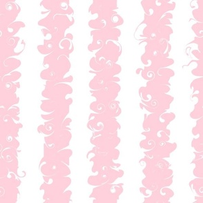 Medium Millennial Pink Stylish Stripe