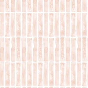 (small scale) watercolor vertical tiles  - soft pink - home decor - LAD23