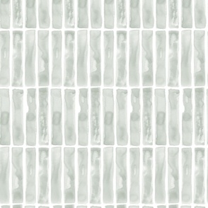 watercolor vertical tiles  - soft sage - home decor - LAD23