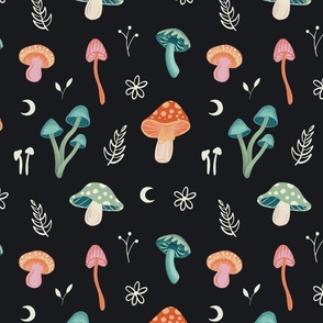 Midnight Mushrooms