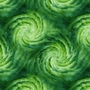 Green Swirls - small
