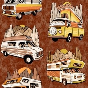 Bigger Retro Old School Camper Vans