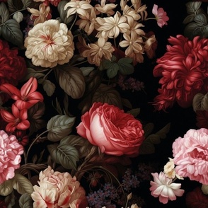 large moody floral