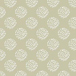 Dotted Sage Green