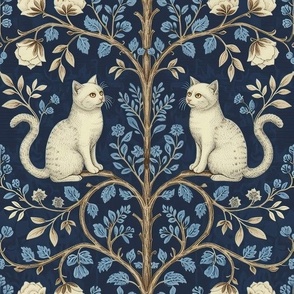 William Morris White Cats