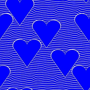 Cobalt Hearts Jumbo