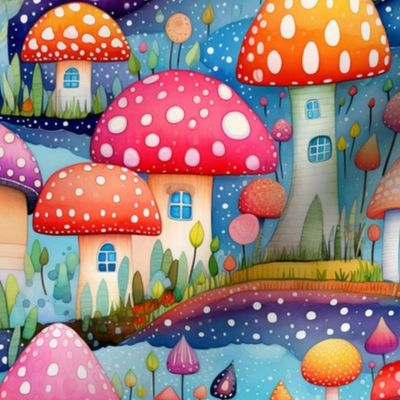 Welcome to Happy Mushroom Town
