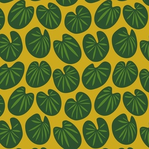 Abstract Lily Pads - Oversized Pattern