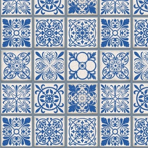 PATTERNED TILES - DELFT TILE COLLECTION (SLATE GROUT)
