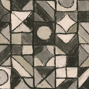 Earthy Sketchiness_Patchwork_Dusky