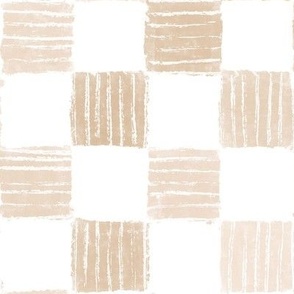 Earthy Sketchiness_Checker_Basic Cream