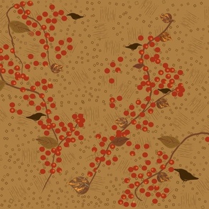 Berries & Birds - Copper
