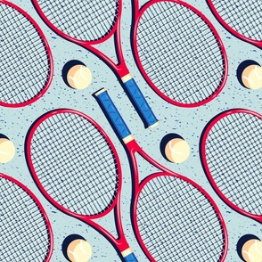 Tennis vs.2 - Red & Blue - Small